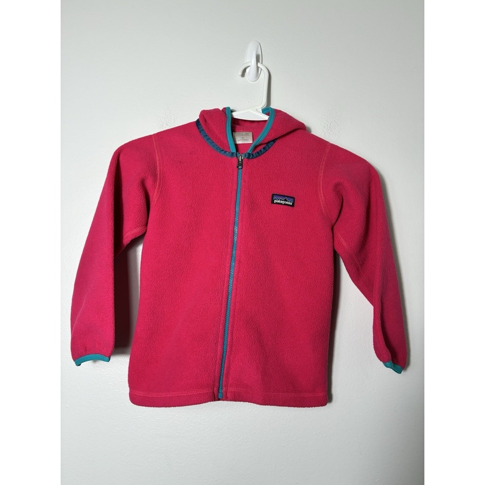 Patagonia Full Zip Fleece Better Sweater Girls Sz 5 Pink Outdoors